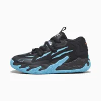 puma chaussures de basketball mb.03 blue hive enfant, noir