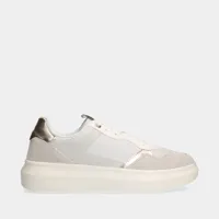 cruyff pace court offwhite/silver dames sneakers (maat 38)