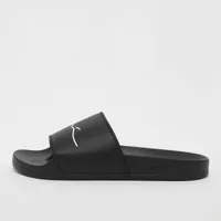 karl kani pool slide, sandales, chaussures, black/white, taille: 42.5, tailles disponibles:40,41