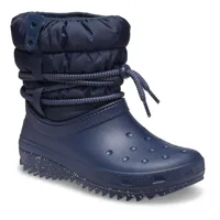 crocs classic neo puff luxe boots bleu eu 37 1/2 femme