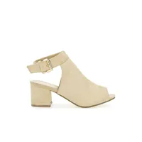 sandales styles mules �� bride - beige - femme -