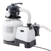 intex sand filter pump blanc