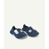 chaussons bébé garçon bleus marine motif tête de chien - 18-24 m