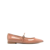 gianvito rossi- patent leather ballet flats