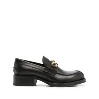 lanvin- medley leather loafers