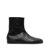 maison margiela- tabi leather ankle boots