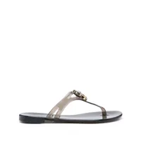 casadei- jelly thong sandals