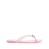 casadei- jelly thong sandals
