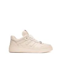 bally- raise leather sneakers
