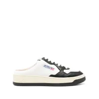 autry- mule low leather sneakers