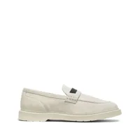 brunello cucinelli- suede penny loafers