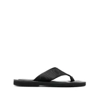emporio armani- logo thong sandals