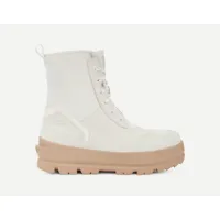 ugg lug in bright white, taille 37.5, cuir