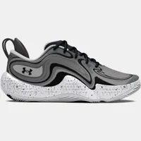chaussure de basketball under armour spawn 6 unisexe mod gris / noir / noir 36.5
