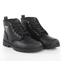 boots guess classic logo triangle homme noir